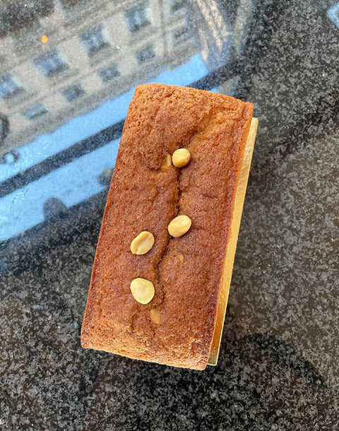 Part de Cake à la cacahuète