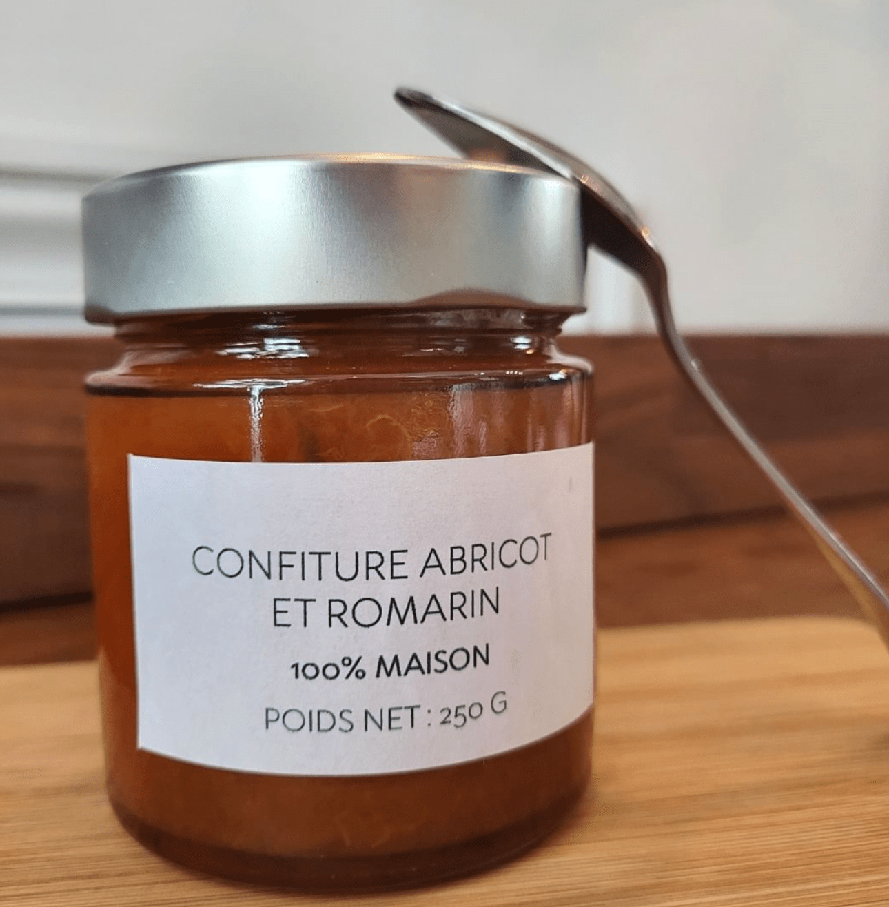 Confiture Abricot et romarin Chez Grégoire Pâtisserie