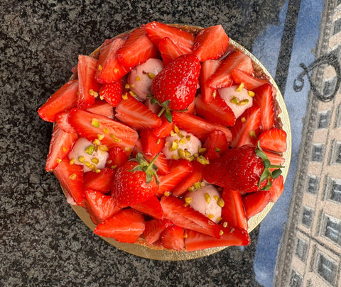 Tarte aux fraises françaises - 4 personnes