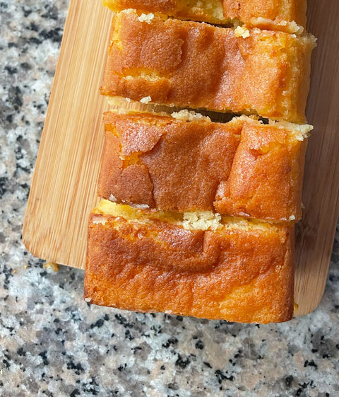 Part de Cake au citron vert