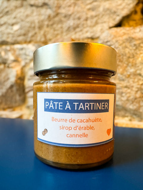 Pâte à tartiner Cacahuète, sirop d'érable et cannelle