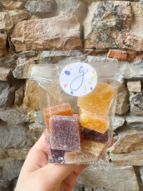 Sachet de pâtes de fruits