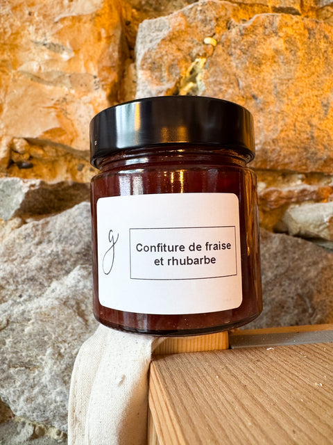 Confiture Fraise et Rhubarbe